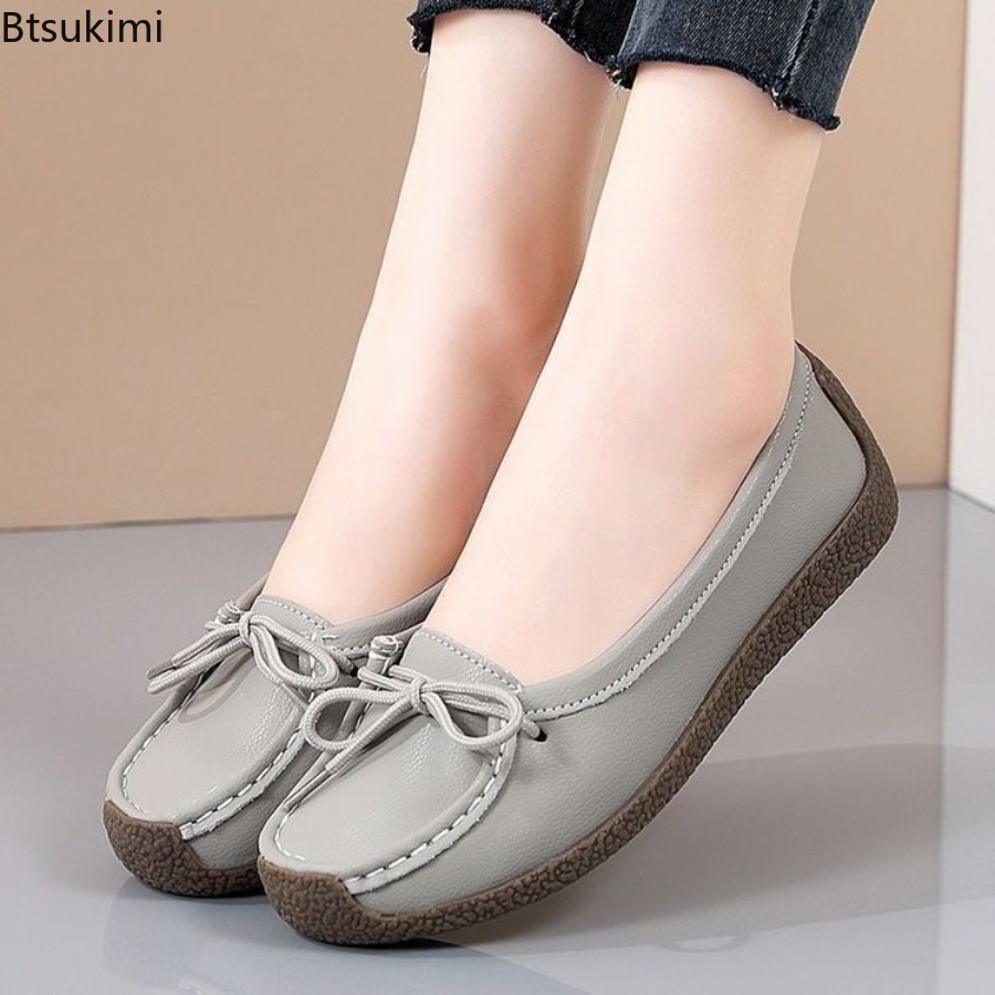 Shoes For Women Flats - 2026 New Mom Shoes Comfortable Cow