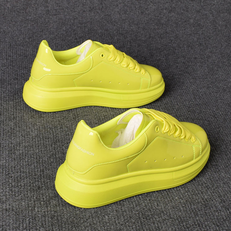 2025 Lacquered White Casual Sh - đánh giá và giá Women Shoes Tennis