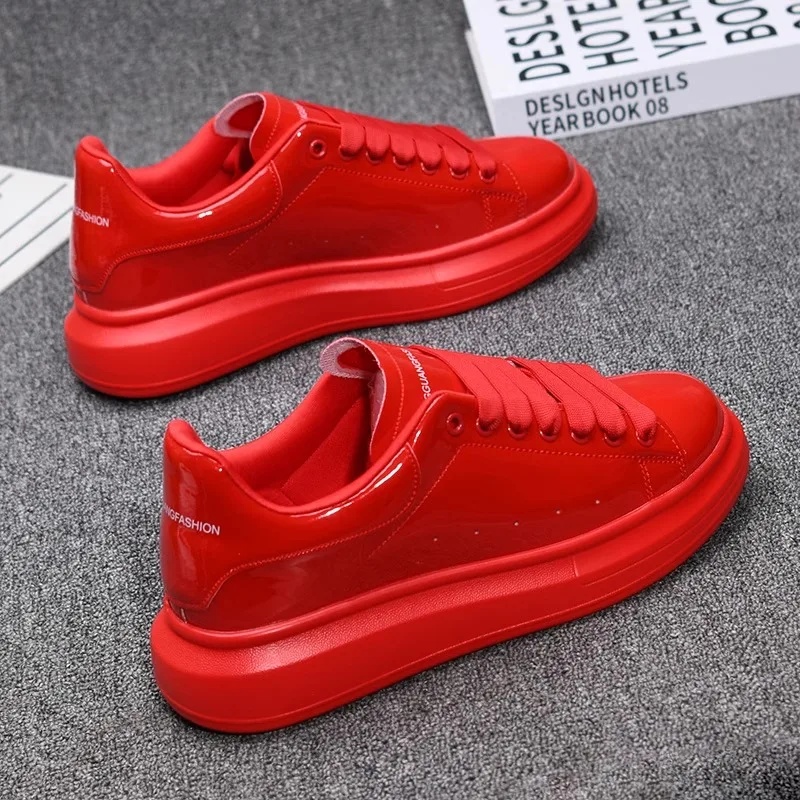 2025 Lacquered White Casual Sh - đánh giá và giá Women Shoes Tennis