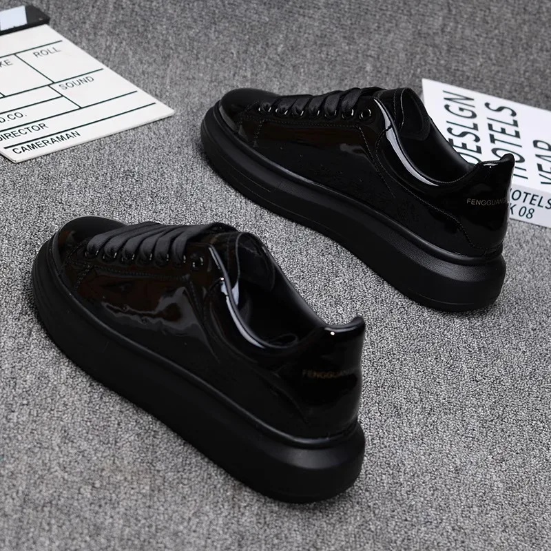 2025 Lacquered White Casual Sh - đánh giá và giá Women Shoes Tennis