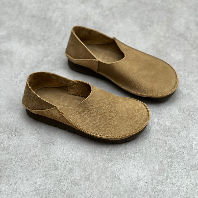 Women's 2 Ways Wear Genuine Le - đánh giá và giá Women'S Shoes Round Toe