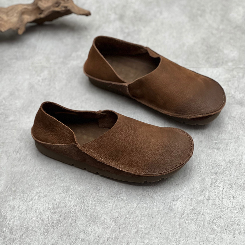 Women's 2 Ways Wear Genuine Le - đánh giá và giá Women'S Shoes Round Toe