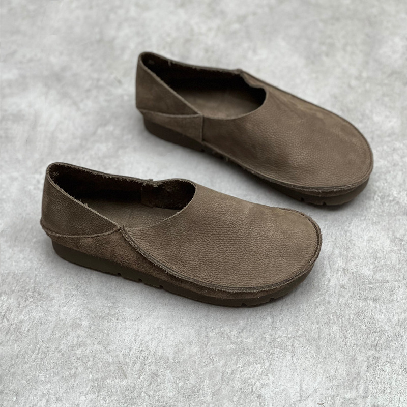 Women's 2 Ways Wear Genuine Le - đánh giá và giá Women'S Shoes Round Toe