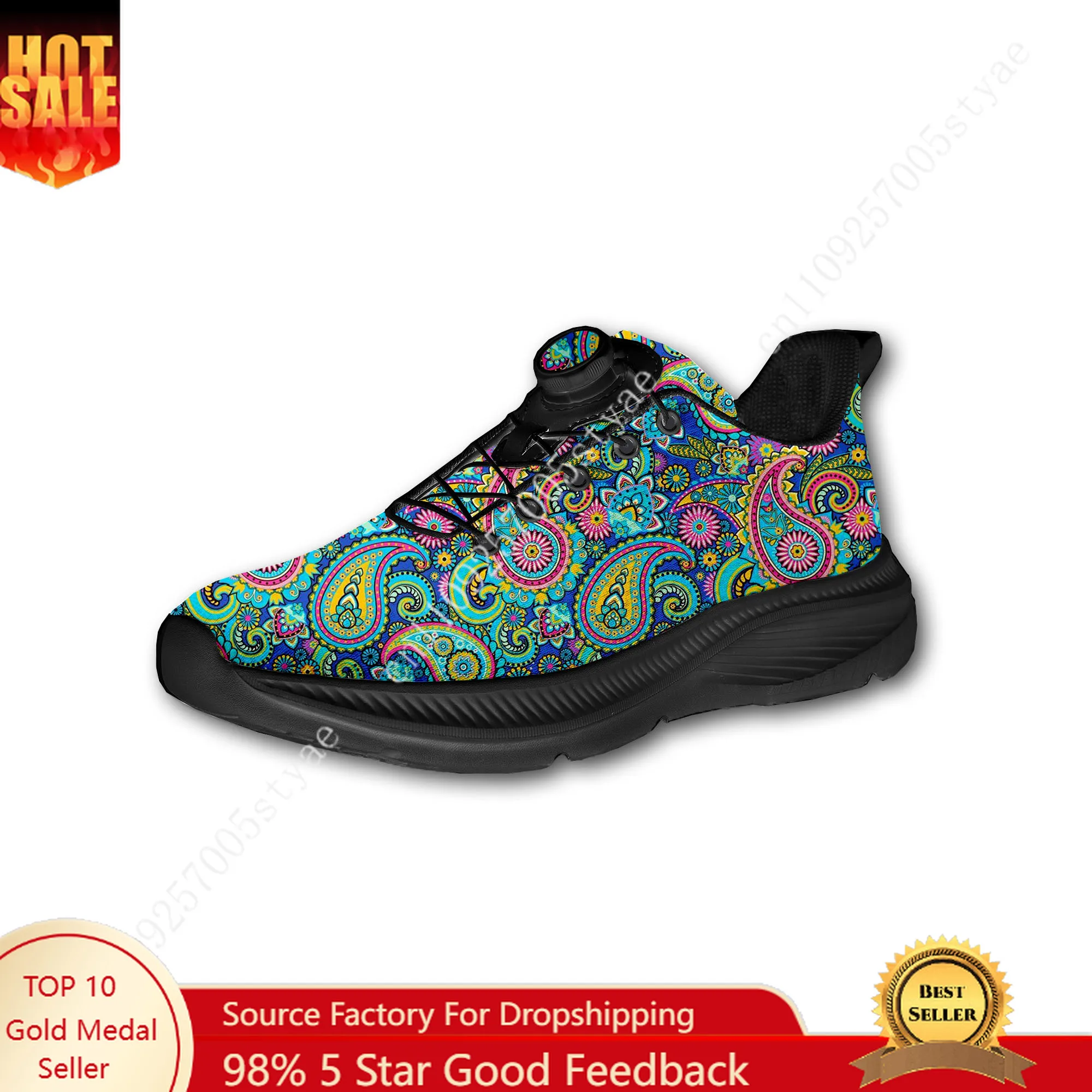 Bohemian Mandala Floral Print  - đánh giá và giá Women Shoes For Walking