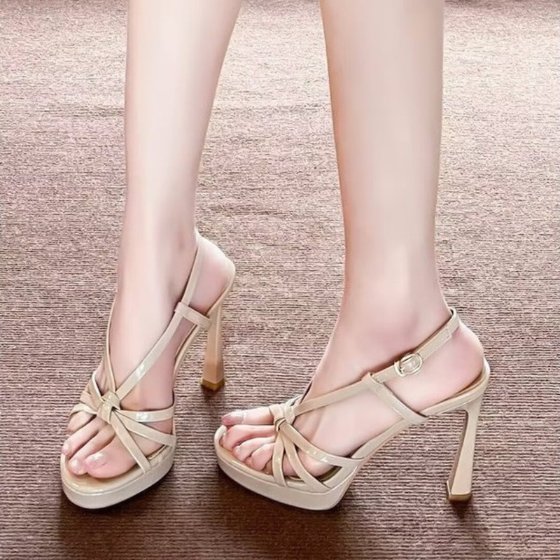 Summer 2026 French Style Nude  - đánh giá và giá Women Shoes Waterproof
