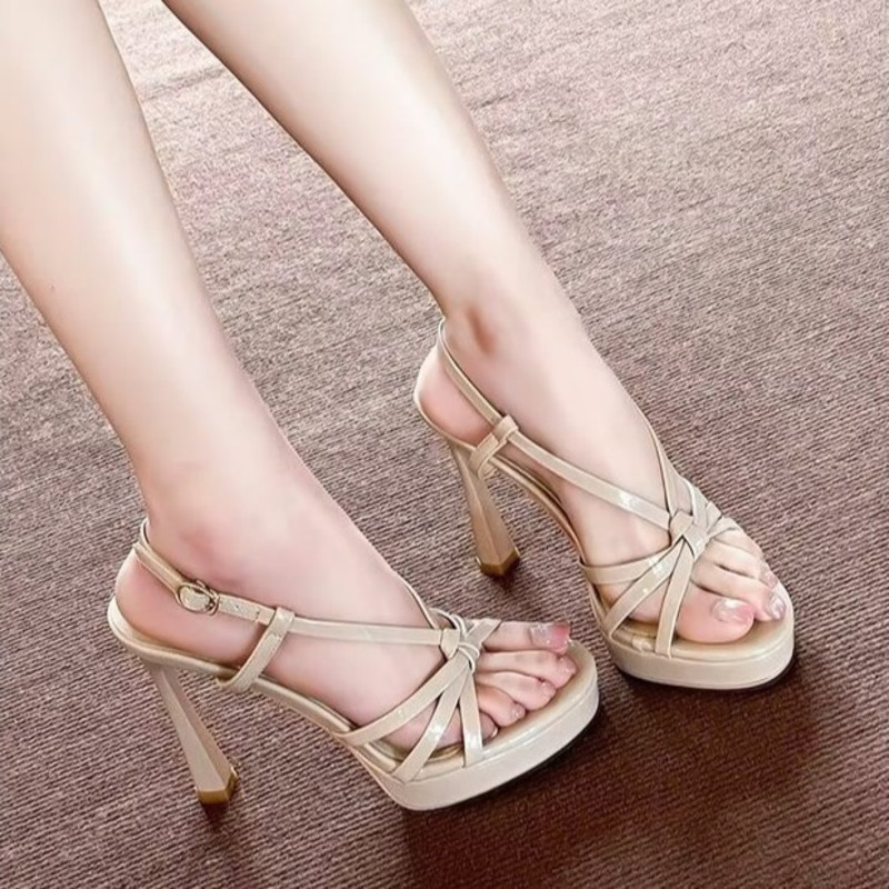 Summer 2026 French Style Nude  - đánh giá và giá Women Shoes Waterproof