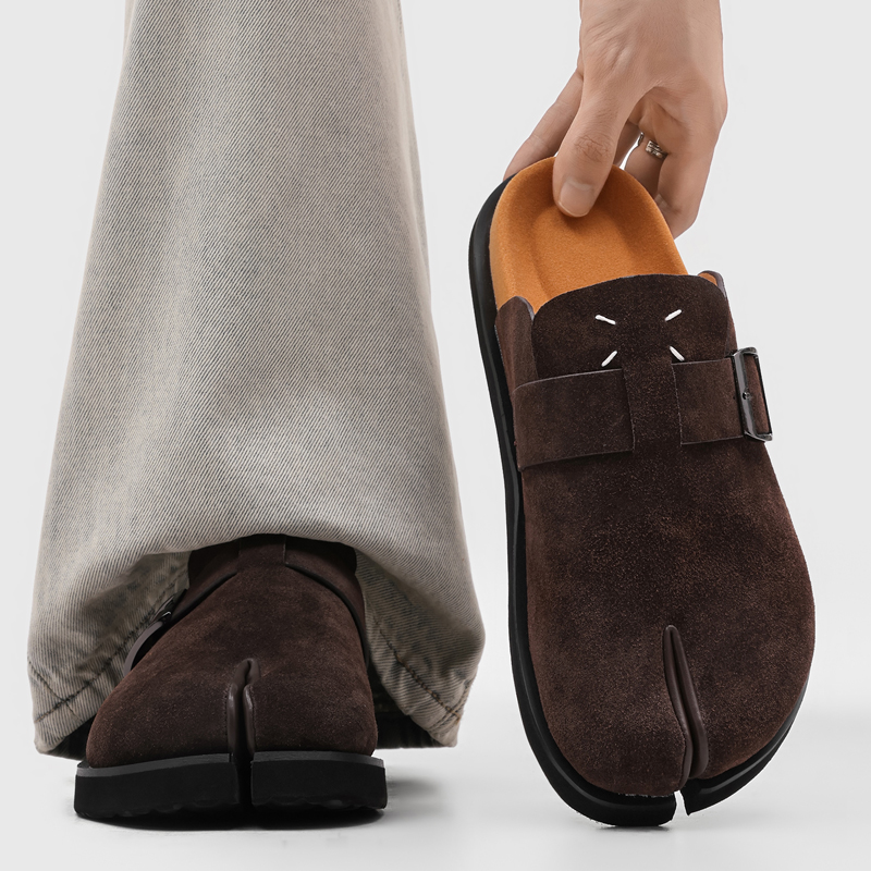 New Trendy Men Split-toe Mule  - đánh giá và giá Slip On Mule Flat