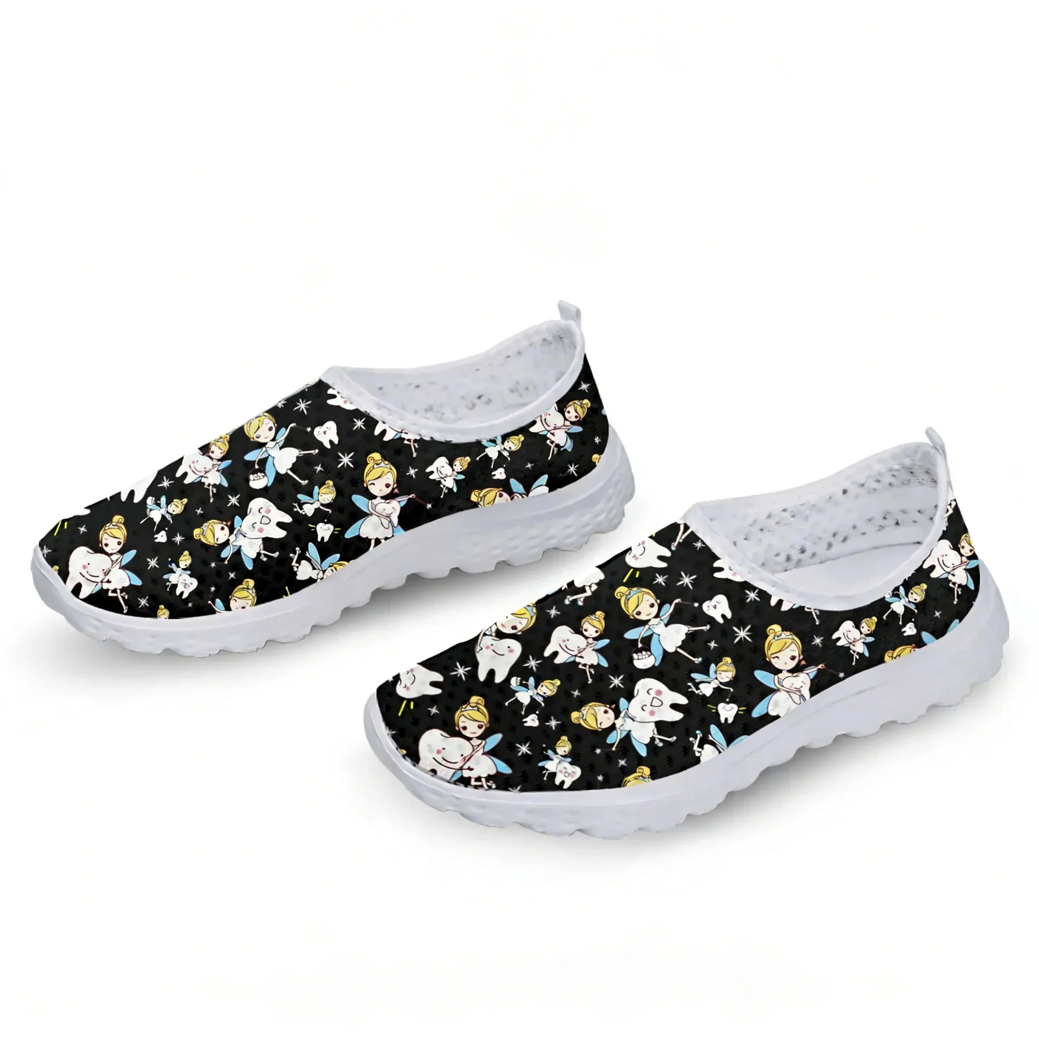 Cute Cartoon Nurse Elf/Teeth M - đánh giá và giá Women Shoes Tennis