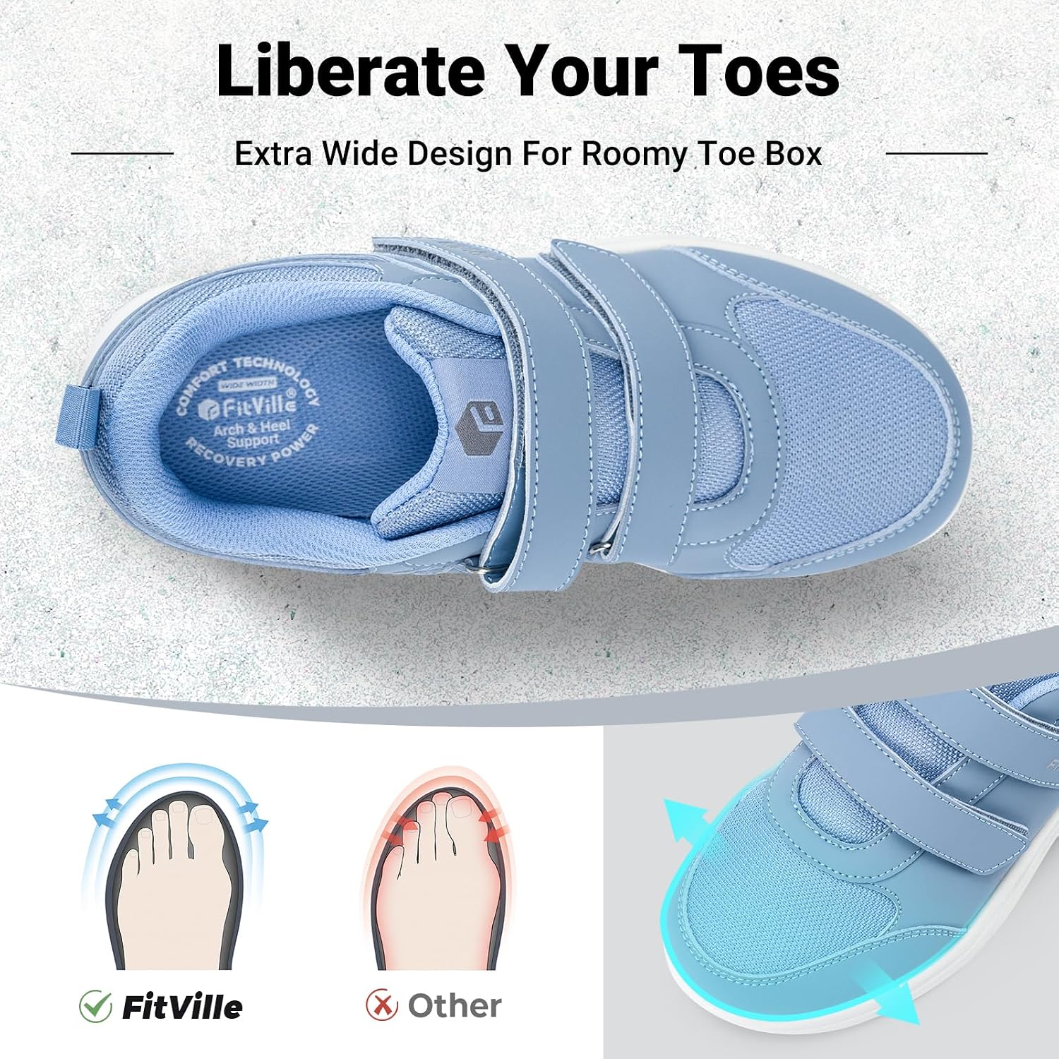 FitVille Women'S Wide Fit Diab - đánh giá và giá Women'S Shoes For Wide Feet