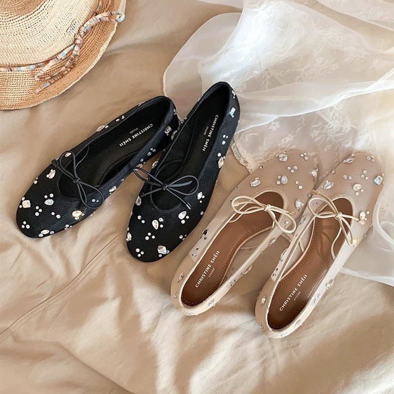 Summer Elegant Women's Sparkly - đánh giá và giá Women'S Shoes Round Toe