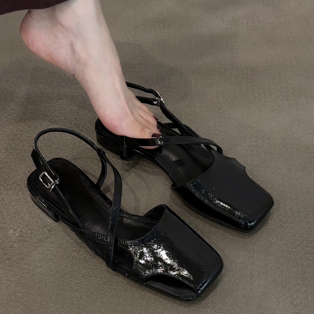 Fashion Patent Leather Sandals - đánh giá và giá Women Shoes For Walking