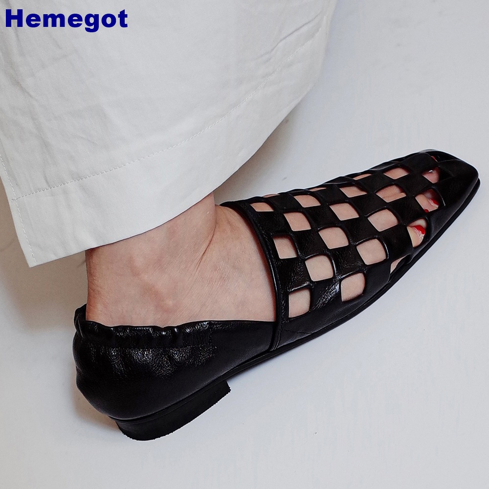 Women Black Caged Flat Sandals - đánh giá và giá Women Shoes For Walking