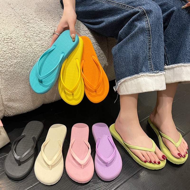 Cute Solid Color Women Flip Fl - đánh giá và giá Women Shoes For Walking