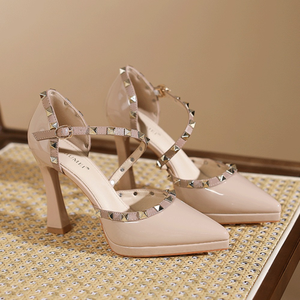 Rivet Heeled Sandals Women's 2 - đánh giá và giá Women Shoes Waterproof