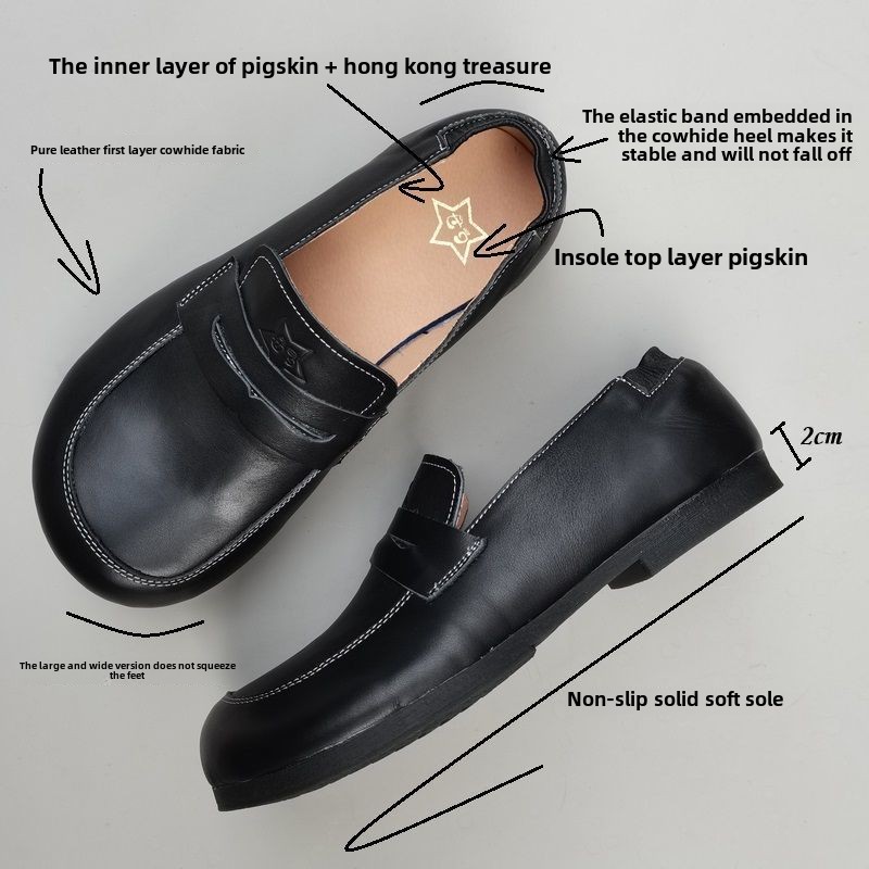 Natural Leather Wide Women's S - đánh giá và giá Women Shoes For Big Feet