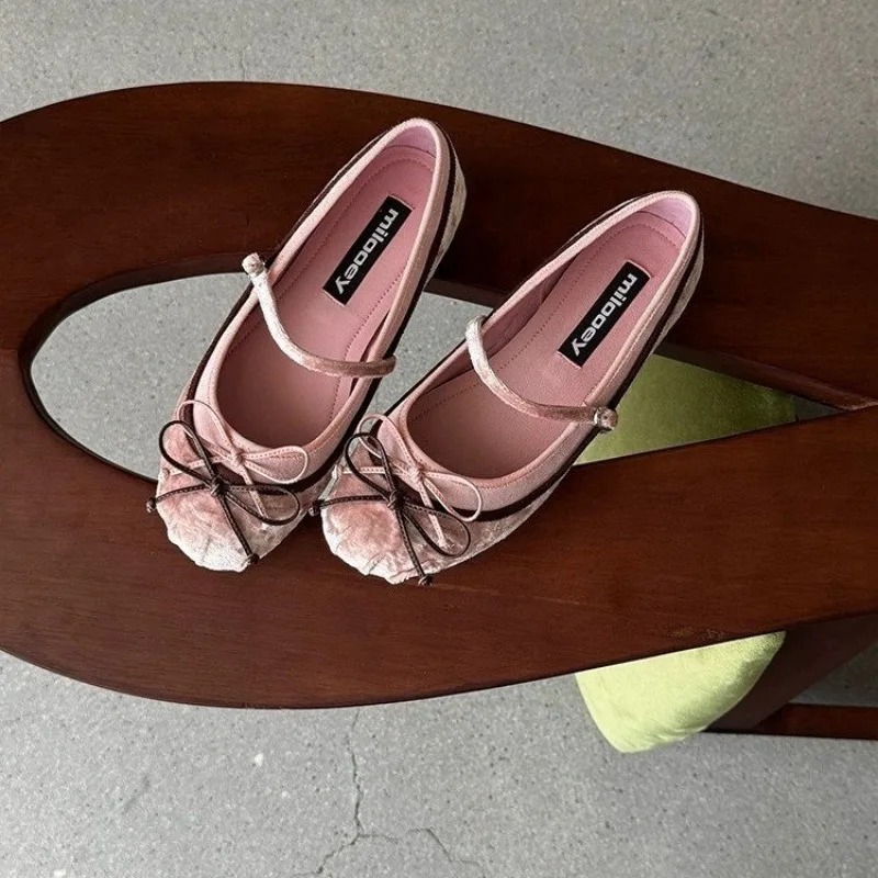 2026French Flat Bottomed Rotun - đánh giá và giá Women'S Shoes Round Toe