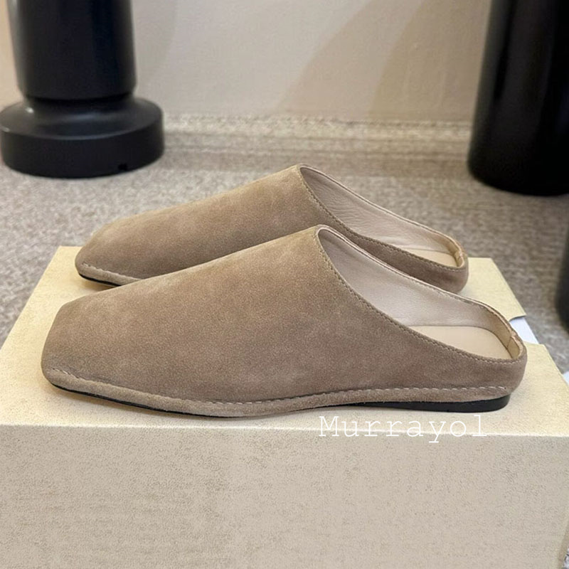 Slippers Closed Toe Genuine Le - đánh giá và giá Slip On Mule Flat