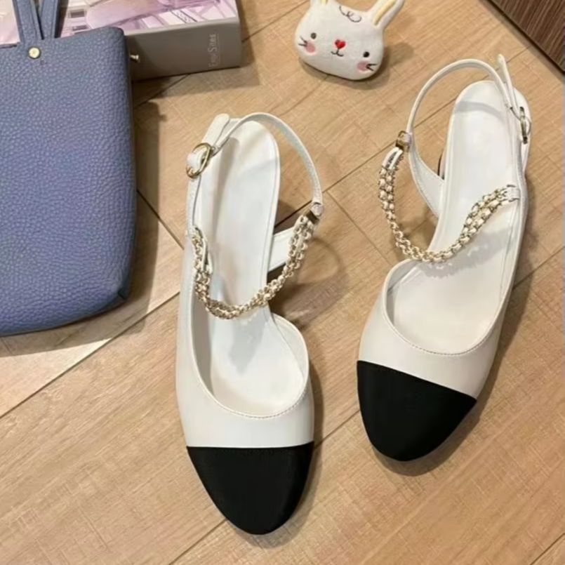Women Slingback Pumps Two Tone - đánh giá và giá Women Shoes Black