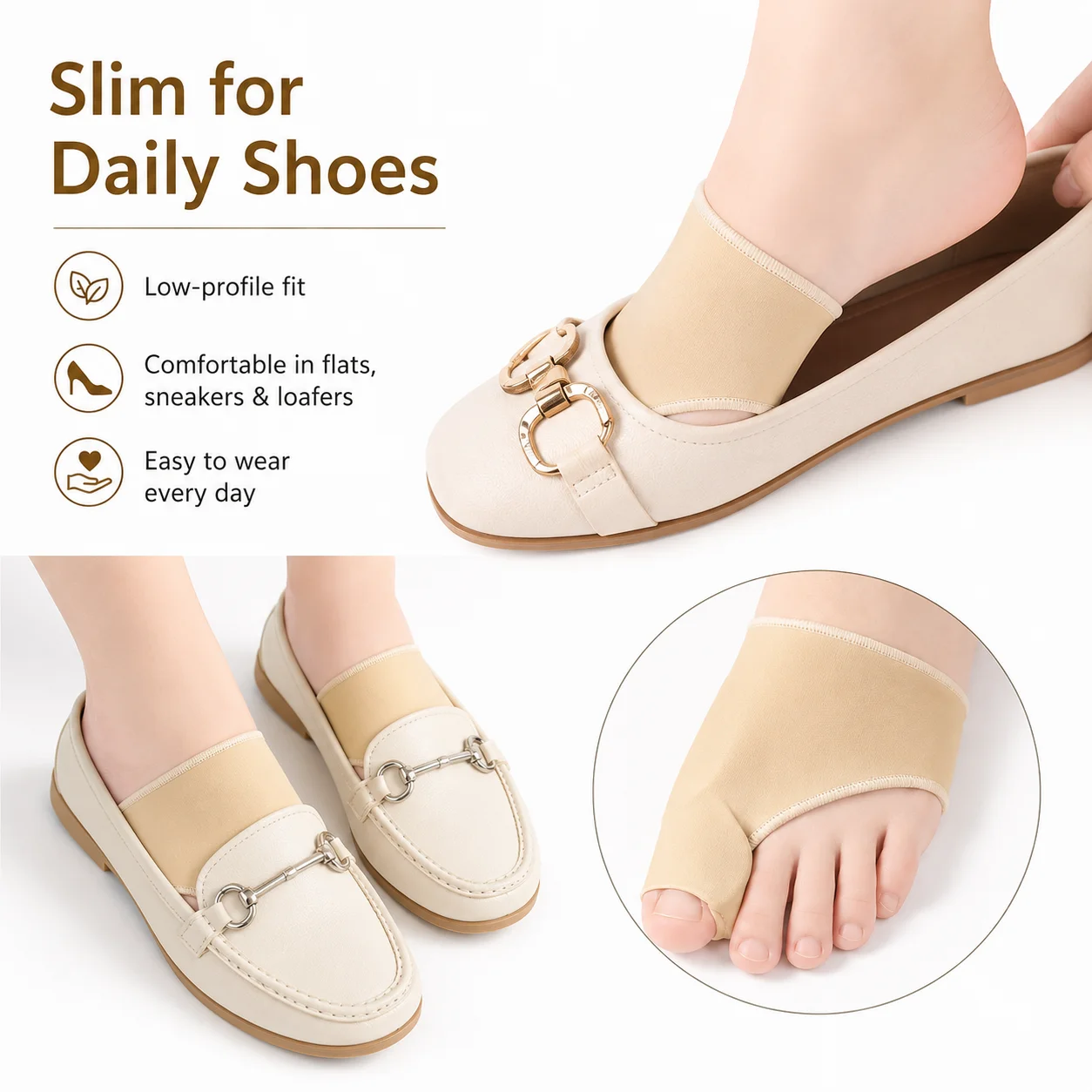 Big Toe Separator Sleeve Bunio - đánh giá và giá Women'S Shoes With Bunions