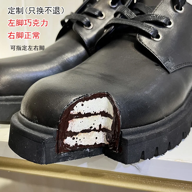 Cake Thick Bottom Derby Shoes  - đánh giá và giá Women Shoes Black